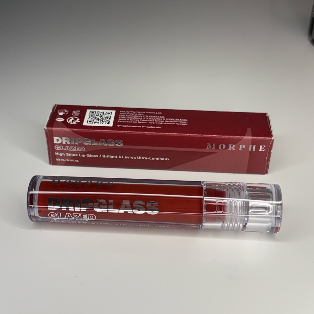 Morphe Dripglass Glazed Lip Gloss - Bold Red